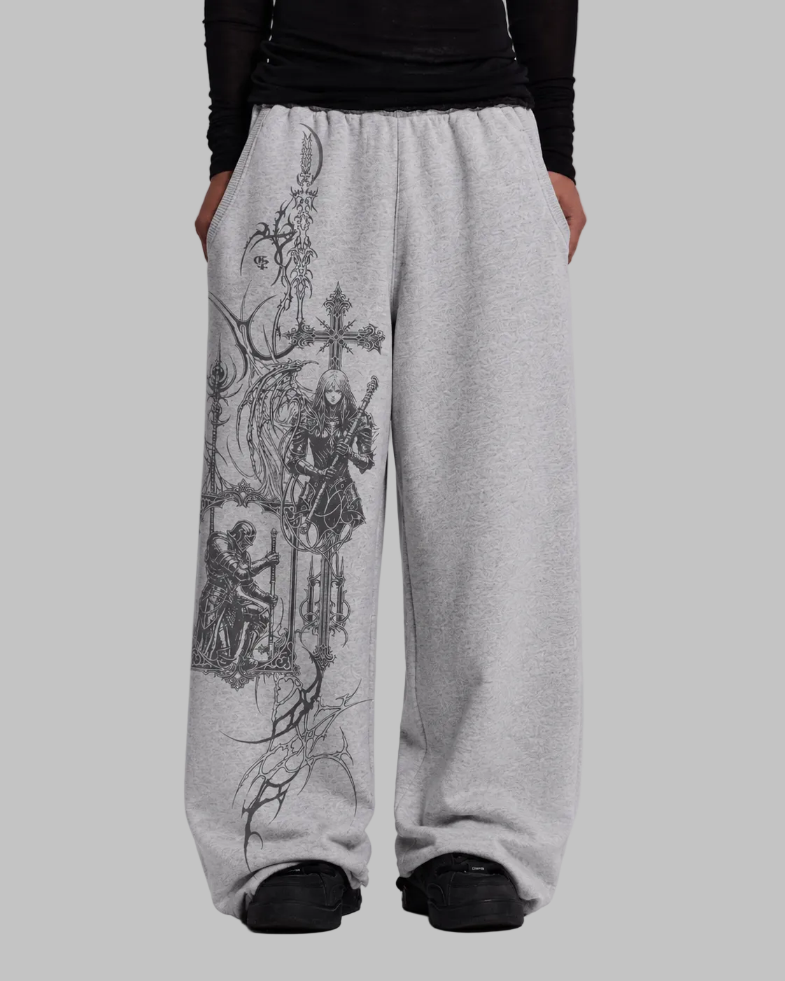 honor-melange-unisex-straight-fit-baggy-pants-genrage-2