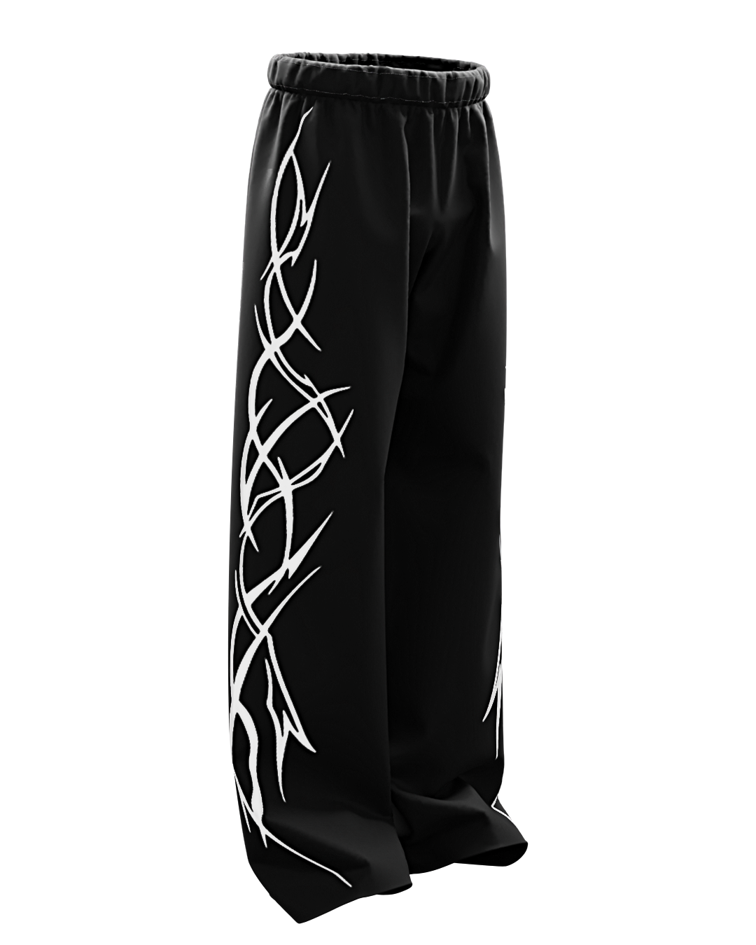 Black Nexus Unisex Straight Baggy Pants