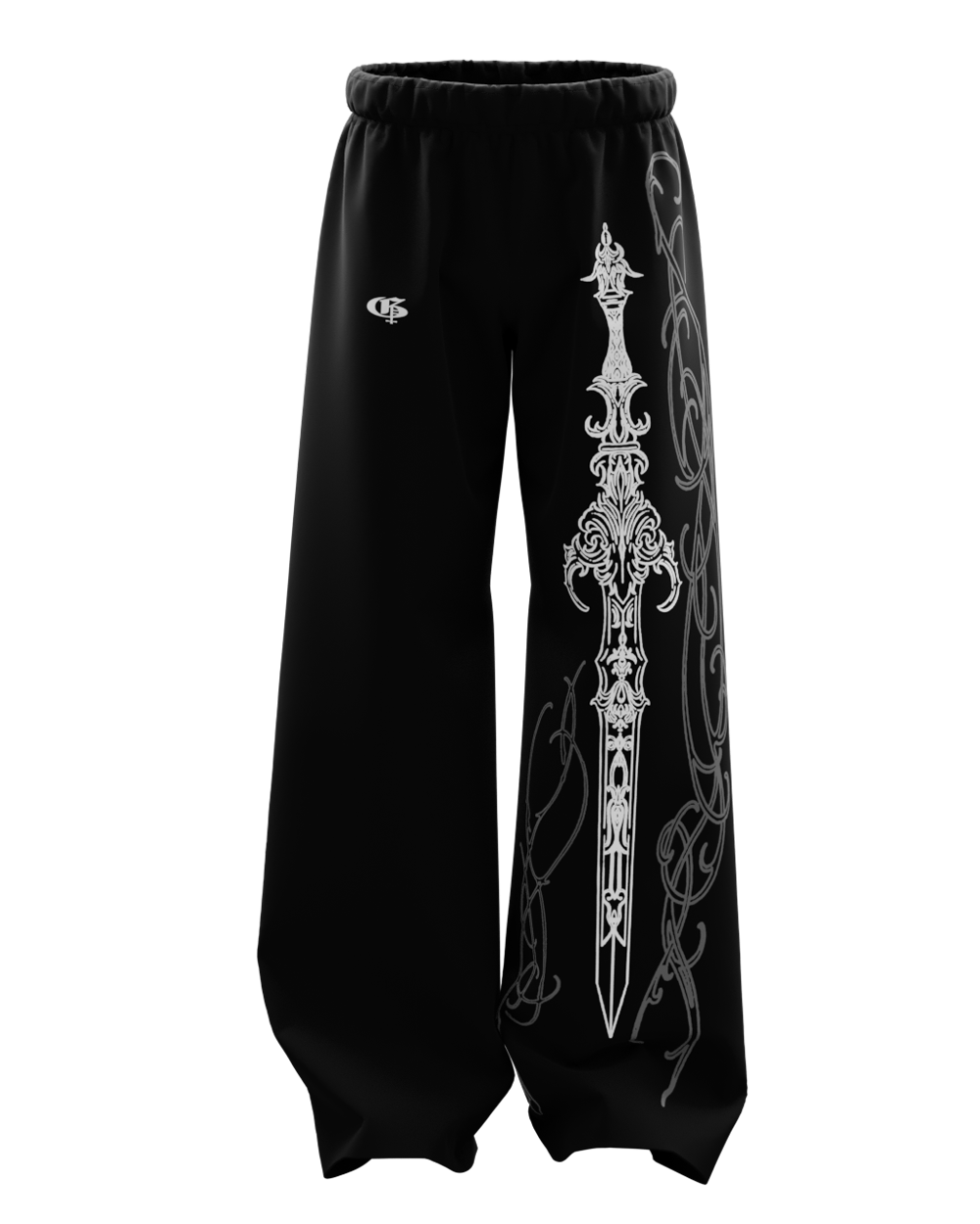 Sword Unisex Straight Fit Baggy Pants