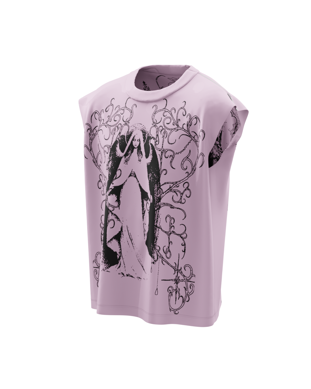 Coral Ghost Boxy Unisex Vest