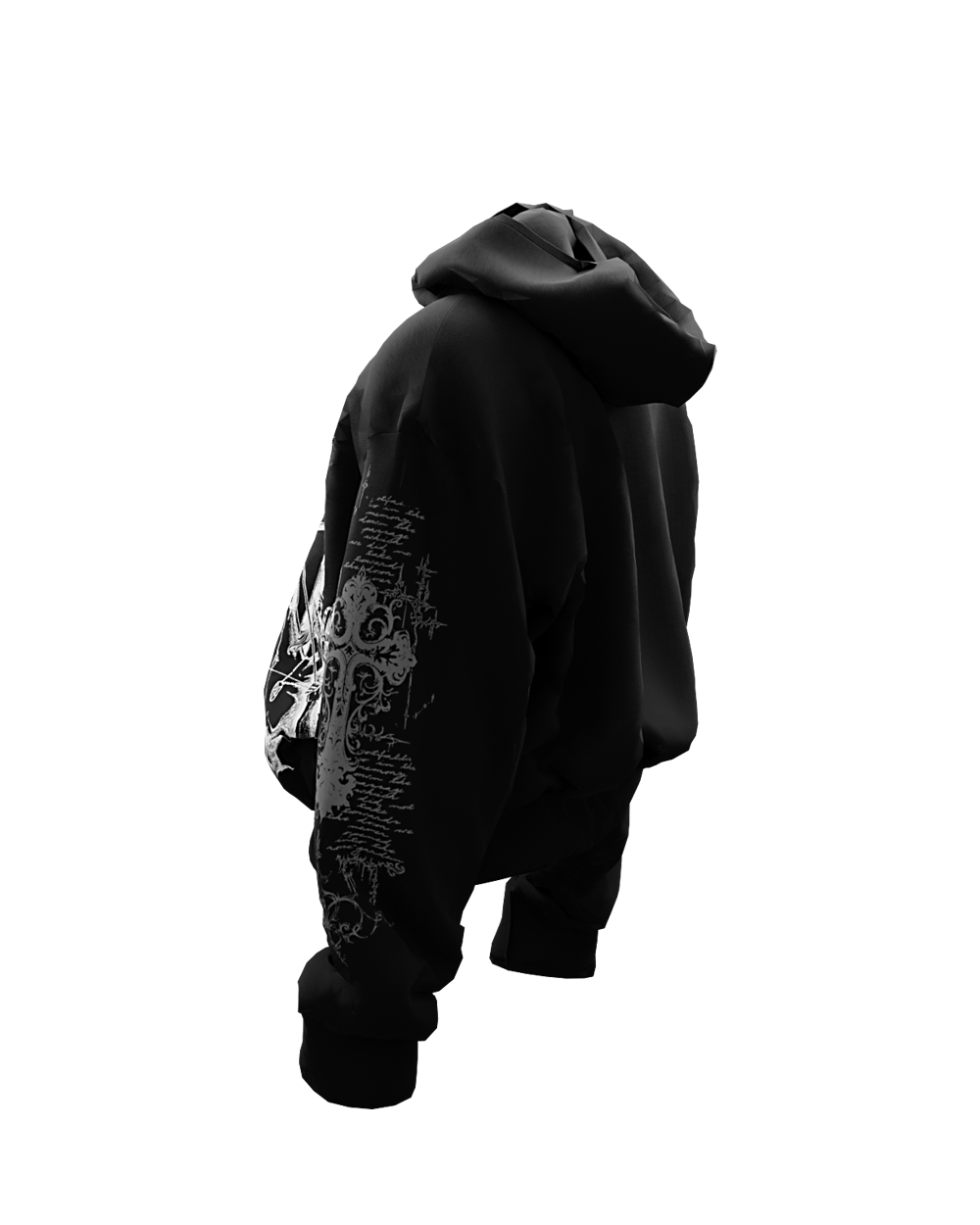 Perish Black Unisex Zipper Hoodie [PRE-ORDER]