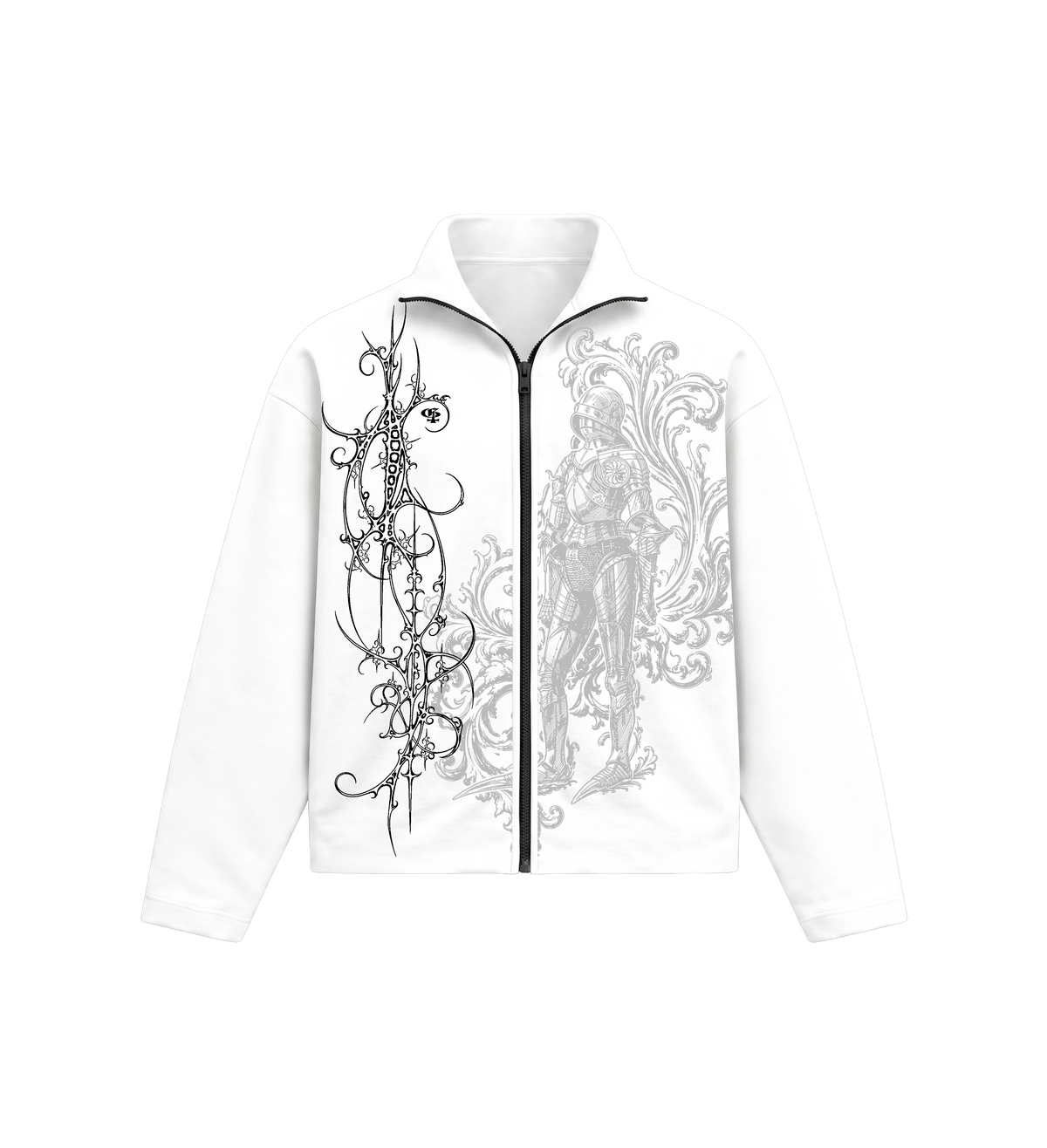 Trench White Boxy Jacket