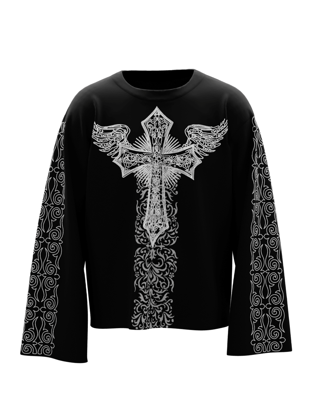 Crux Boxy Long Sleeves Tshirt - GENRAGE