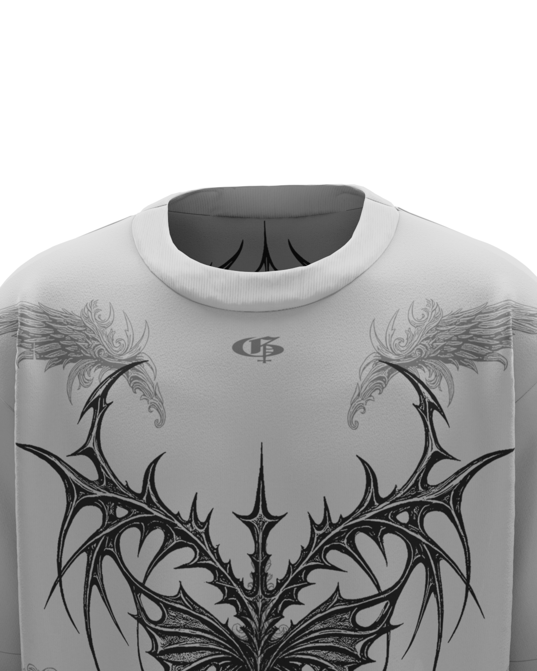 Nemesis Grey Boxy Oversized Tshirt
