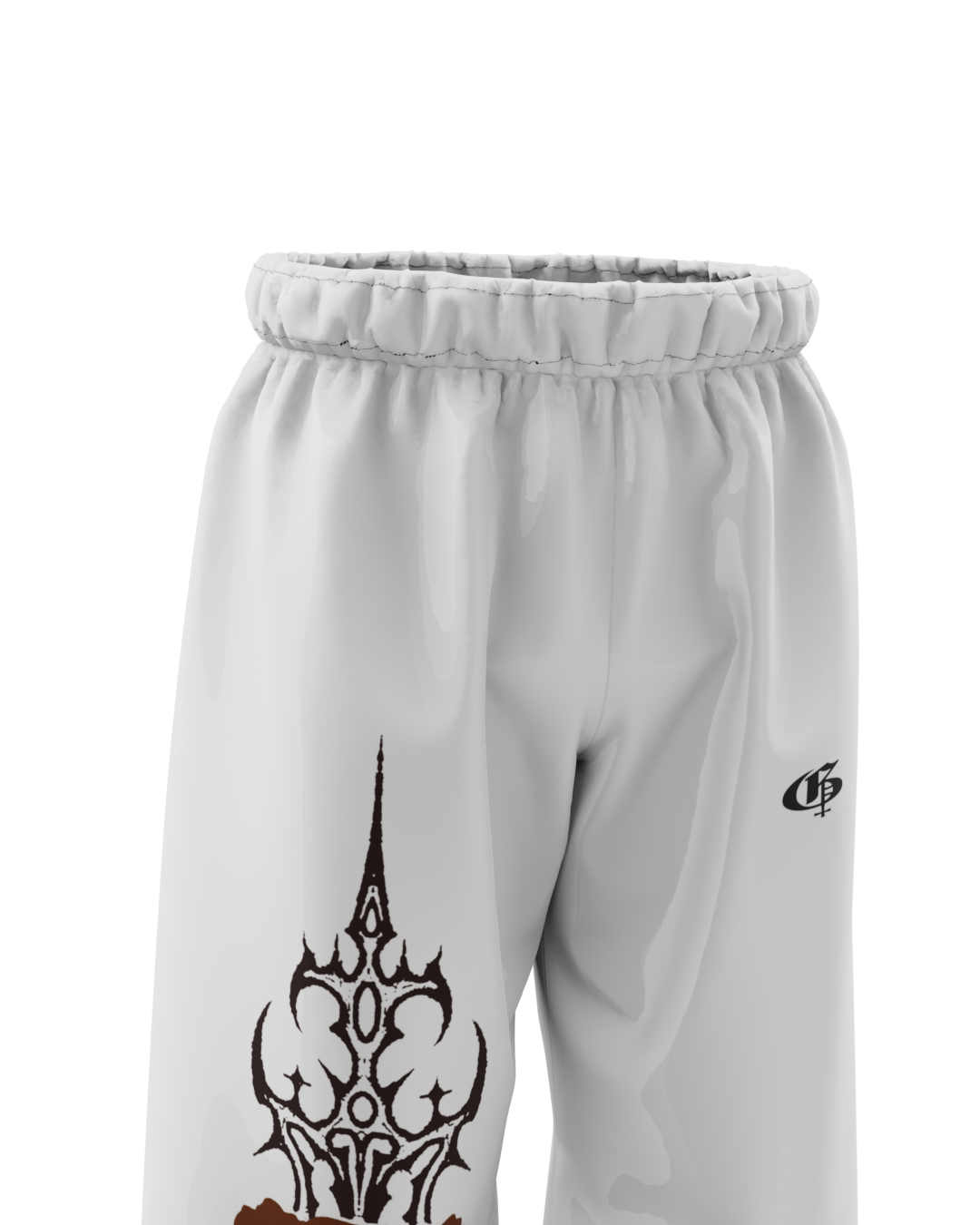 Akira OffWhite Unisex Straight Fit Baggy Pants